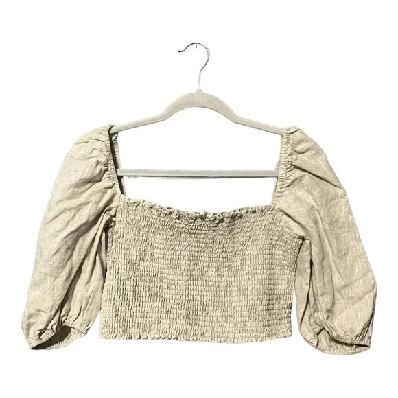 Reformation Scarlett Linen 2 Piece Set - Picture 3 of 12